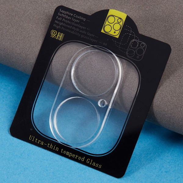 2-PACK SKALO iPhone 16 Plus 3D Linsskydd/Kameraskydd Härdat Glas - Transparent Transparent