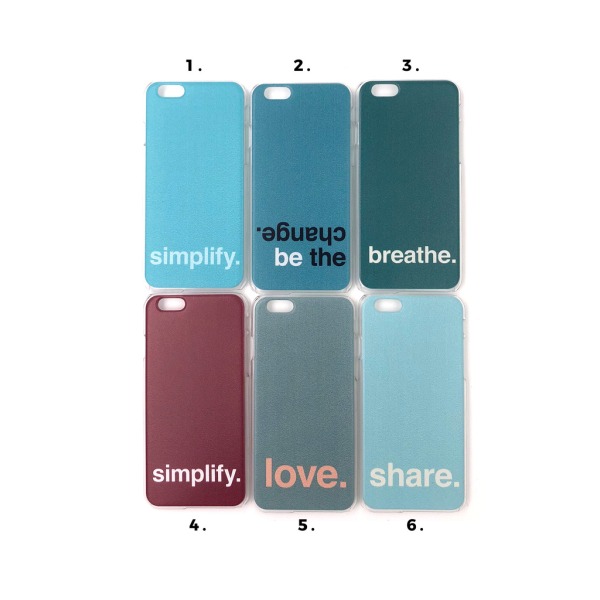Skal med motiv iPhone 6/6S MultiColor Motiv 2
