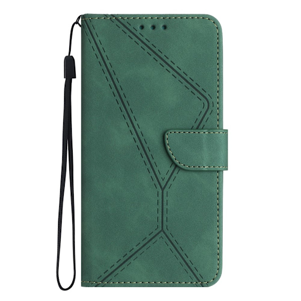 SKALO OnePlus Nord 4 Embossed Plånboksfodral i PU-Läder - Grön Grön