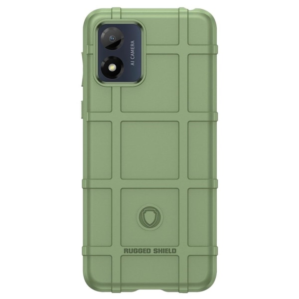 SKALO Motorola Moto E13 4G Rugged Shield Stöttåligt TPU-skal Grön