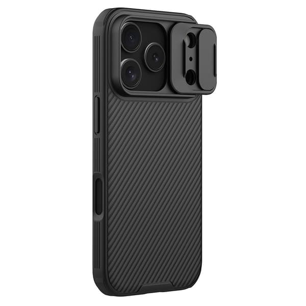 NILLKIN Camshield Pro Cover til iPhone 18 Pro Max - Sort Black