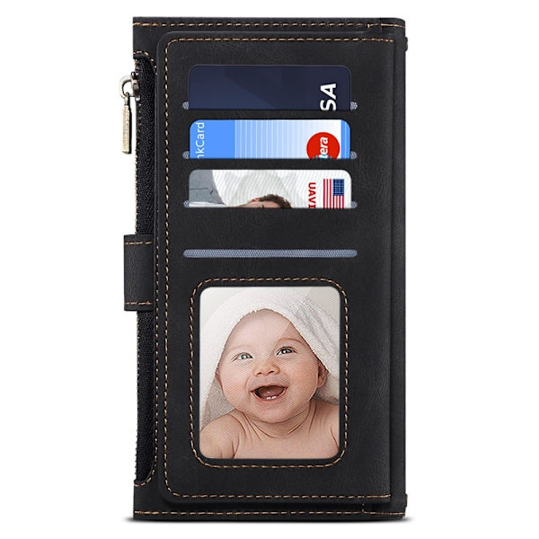 SKALO Google Pixel 8 Pro ESEBLE Big Wallet Pungetui - Sort Black