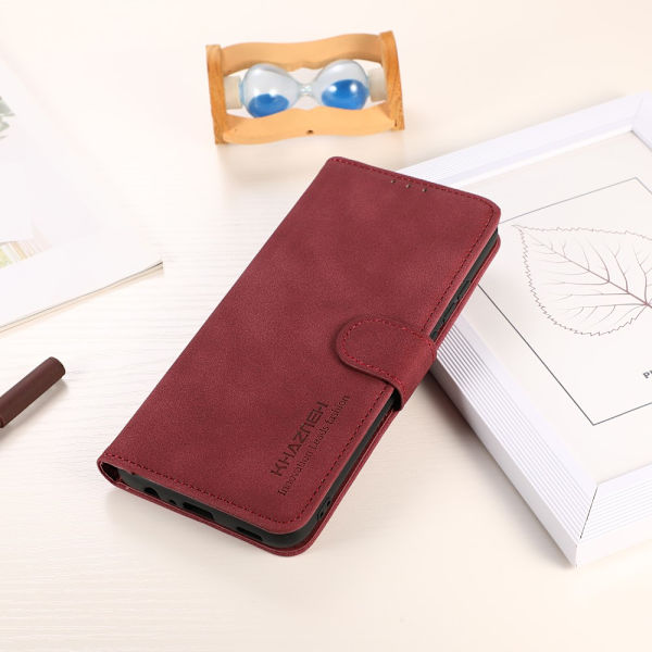 SKALO OnePlus Nord 4 KHAZNEH Pungetui i PU-læder - Rød Red