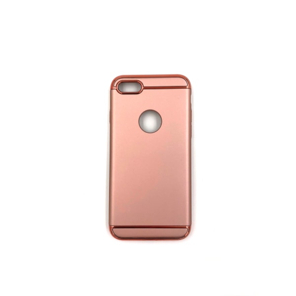 Designcover 3 i 1 guldkant til iPhone 8 - flere farver Pink