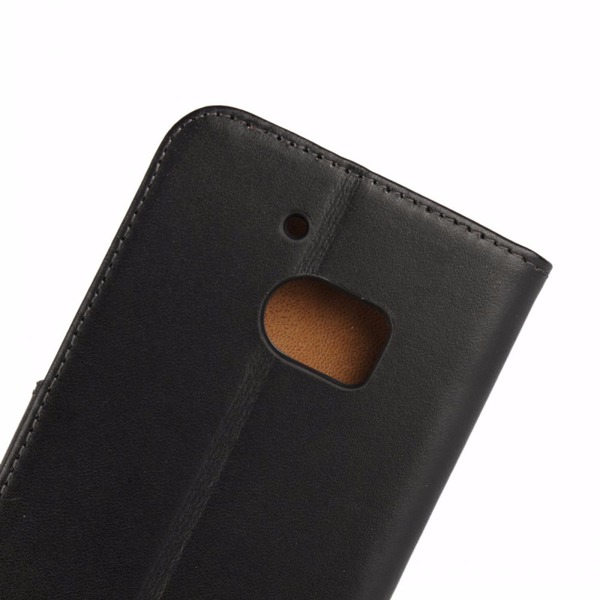 Plånboksfodral Äkta Skinn HTC 10 - fler färger Vit