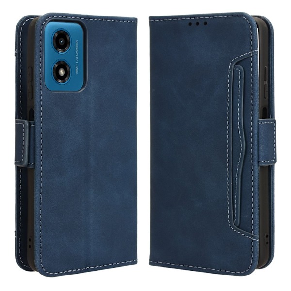 SKALO Motorola Moto E14 4G 6-RUM Pungetaske - Blå Blue