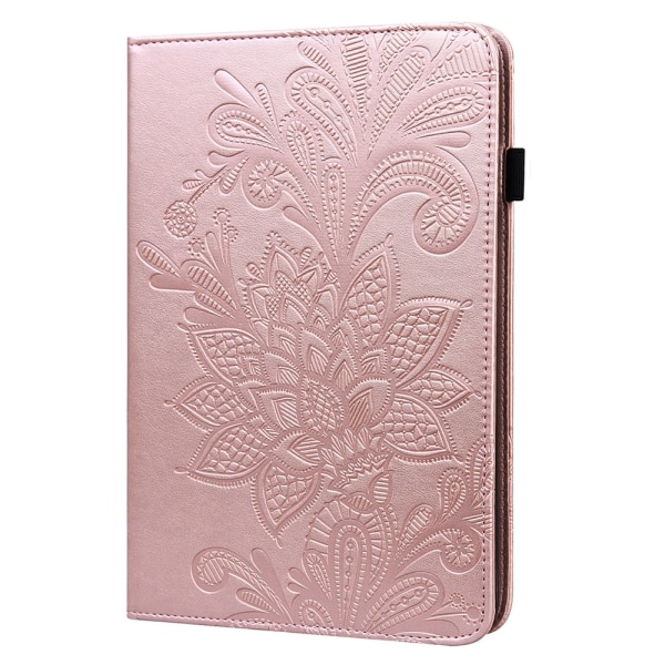 SKALO iPad 10.2 Mandala Suojakotelo - Ruusukulta Pink gold
