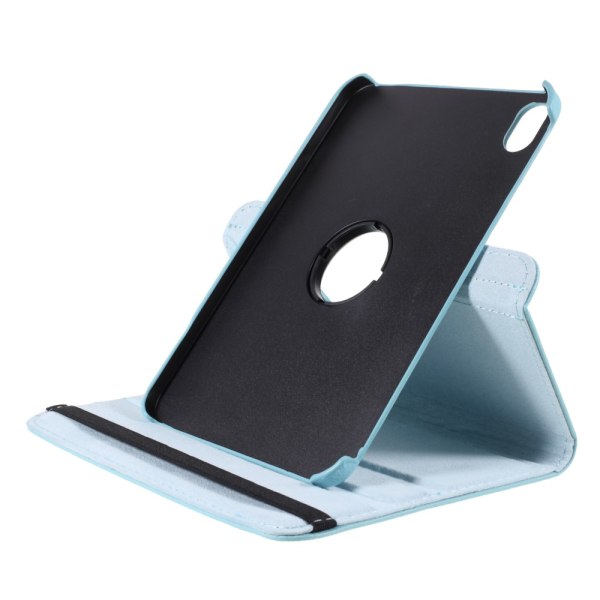 SKALO iPad Mini (2021) 360 Litchi Flip Cover - Turkis Turquoise