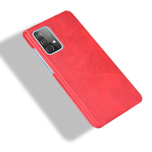 SKALO Samsung A52/A52s PU-lædercover - Rød Red