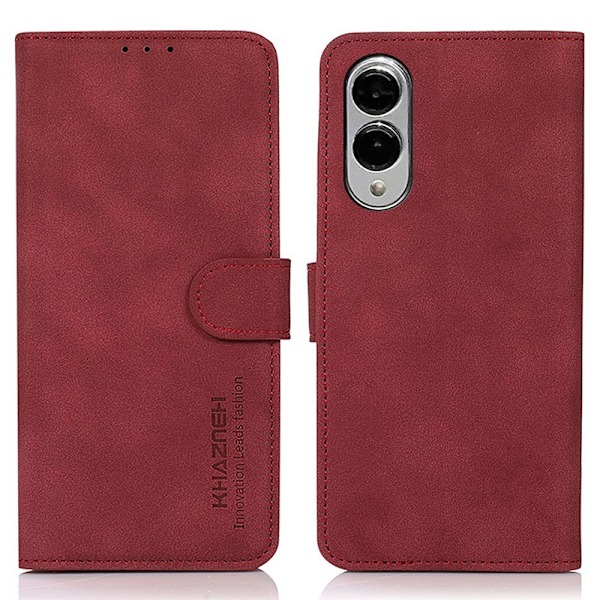 SKALO Samsung S25 Edge KHAZNEH Flip Cover - Rød Red