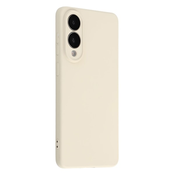SKALO Samsung S25 Edge Ultratyndt TPU Cover - Vælg farve White