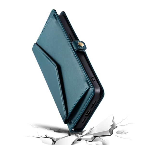 SKALO Samsung A26 5G PU-Läder Envelope Plånboksfodral - Grön Grön
