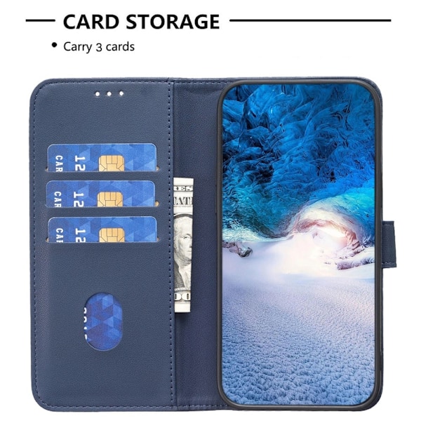 SKALO Samsung XCover7 Pro BINFEN COLOR BF17 Lompakkokotelo - Sininen Blue