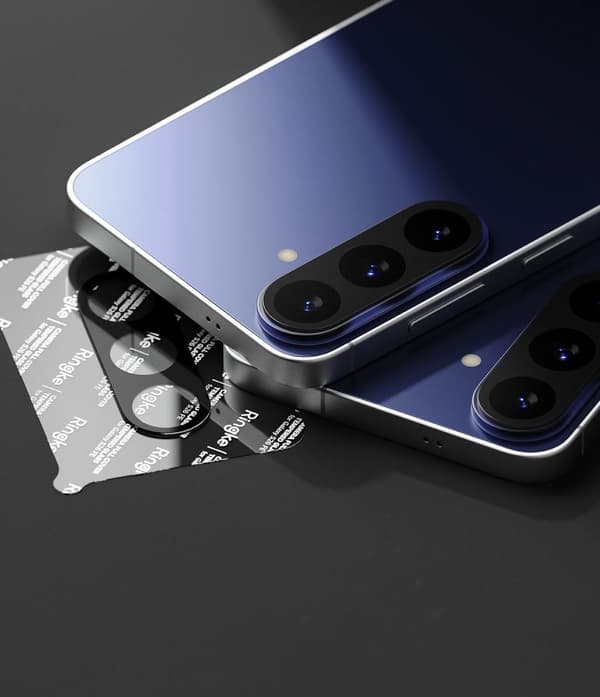 2-PAK Ringke Camera Full Cover Kamerabeskyttelse til Samsung Galaxy S26 FE - Sort Black
