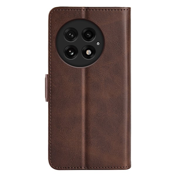 SKALO OnePlus 13 Premium ID Lompakkokotelo - Ruskea Brown