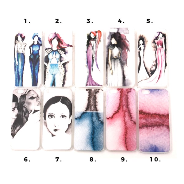 Skal med motiv iPhone 6/6S MultiColor #10
