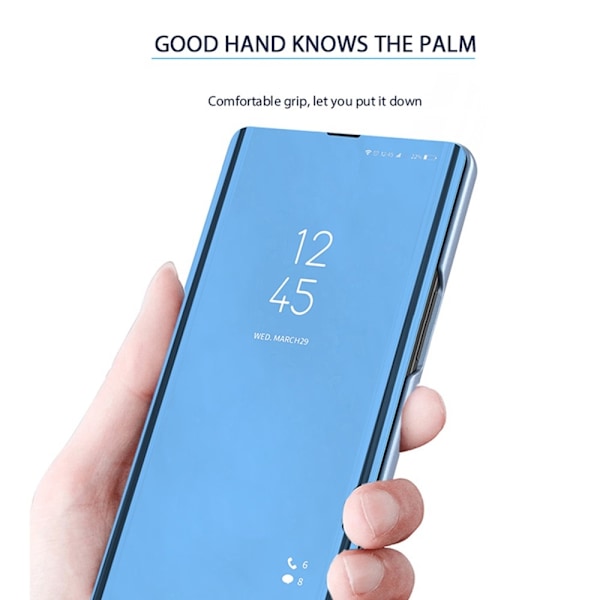 SKALO Samsung S25 Edge Clear View Flip Cover - Sort Black