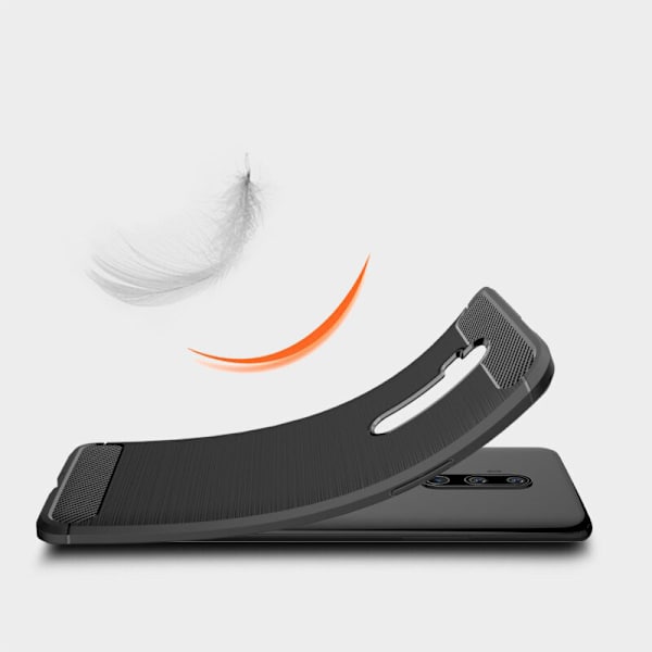 Stöttåligt Armor Carbon TPU-skal Oneplus 7T Pro Red