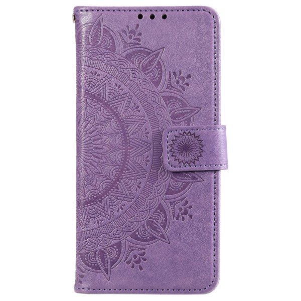 SKALO Xiaomi 12 Pro Mandala Flip Cover - Lilla Purple