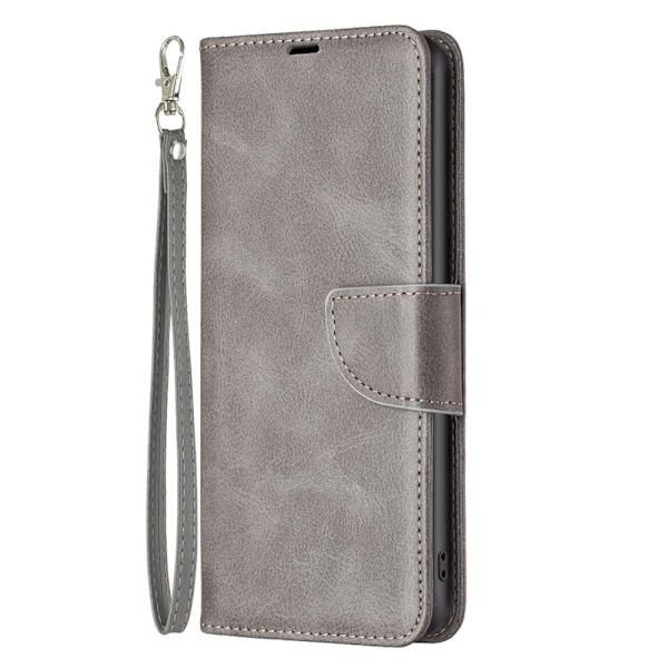 SKALO Google Pixel 8 Pro Flip Cover m. pung i PU-læder - Grå Grey