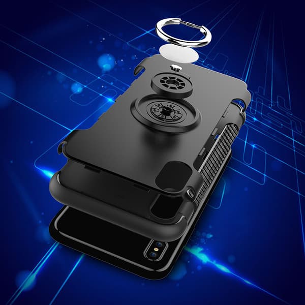 iPhone X/XS | Ring skal Silver