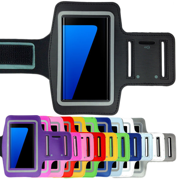 Träningsarmband till Samsung S5 - fler färger Svart