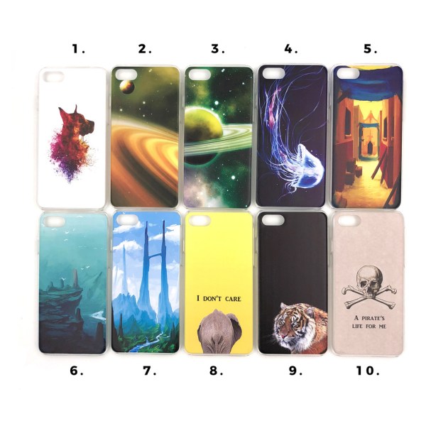 Skal med motiv iPhone 7/8 MultiColor #3