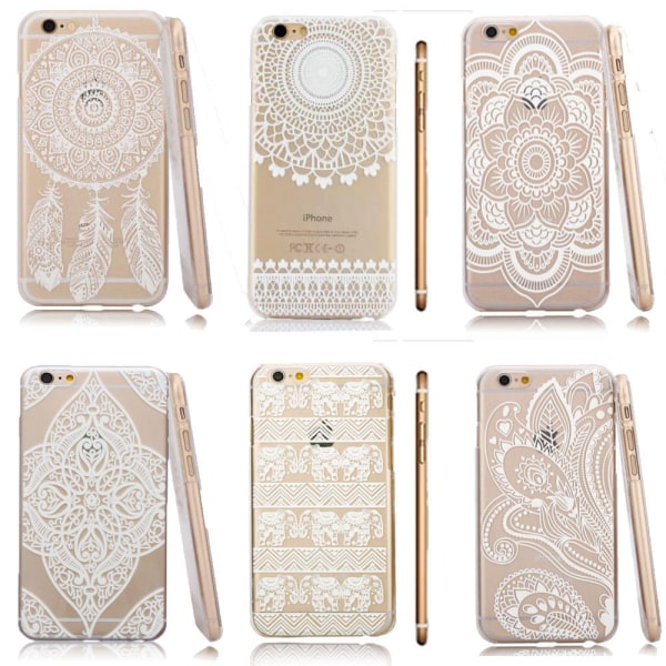Mandala etui til iPhone 6 / 6S - Forskellige designs MultiColor #4
