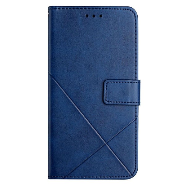 SKALO Xiaomi Redmi 10C Embossed Plånboksfodral i PU-Läder - Blå Blå