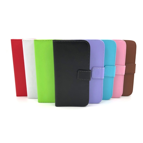Plånboksfodral 2 fack Samsung S6 Edge - fler färger Vit