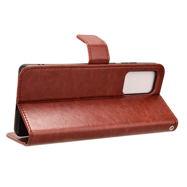 SKALO Motorola Edge 50 Fusion PU-læder Pungetui - Vælg farve Brown