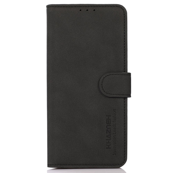 SKALO Xiaomi Redmi A3 KHAZNEH Plånboksfodral i PU-Läder - Svart Svart