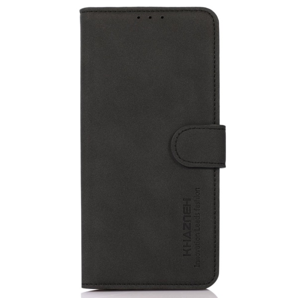 SKALO Xiaomi Redmi A3 KHAZNEH Pungetui i PU-læder - Sort Black