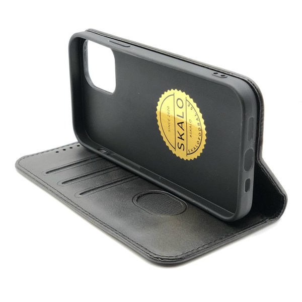 Lompakkokotelo Premium iPhone 12/12 Pro - enemmän värejä Black