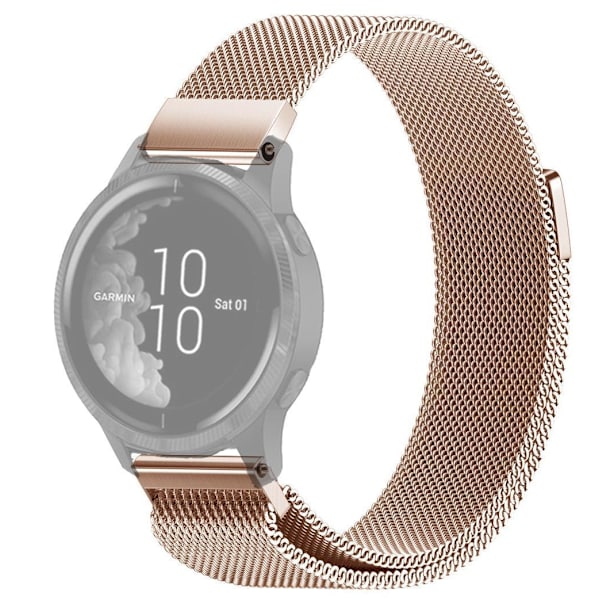 SKALO Milanese Loop to Garmin Venu 2 Plus - Valitse väri Pink gold