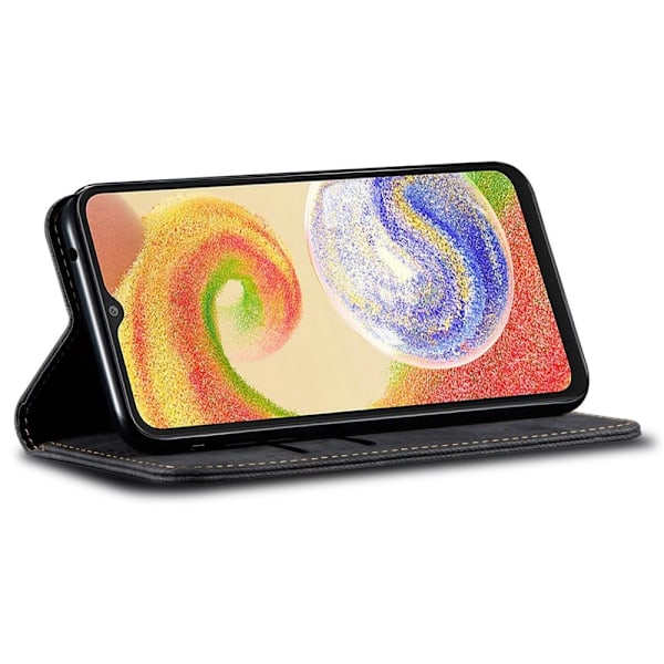 SKALO Samsung A26 5G Jeans Lompakkokotelo - Musta Black