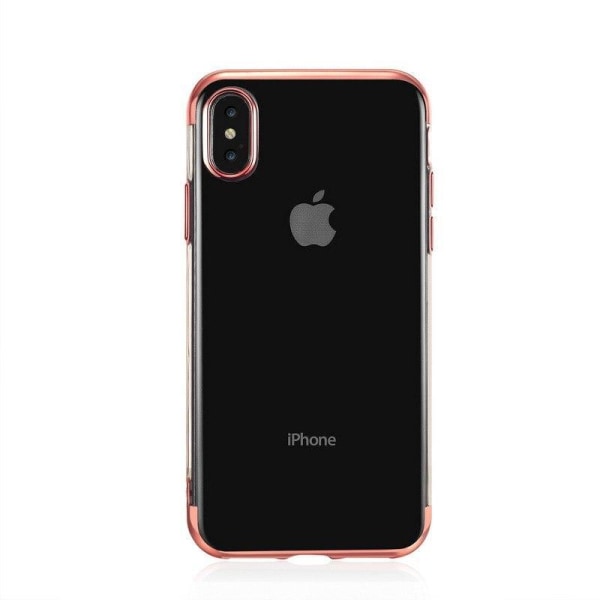 Design TPU-skal Electro Plating till iPhone X/Xs - fler färger Svart