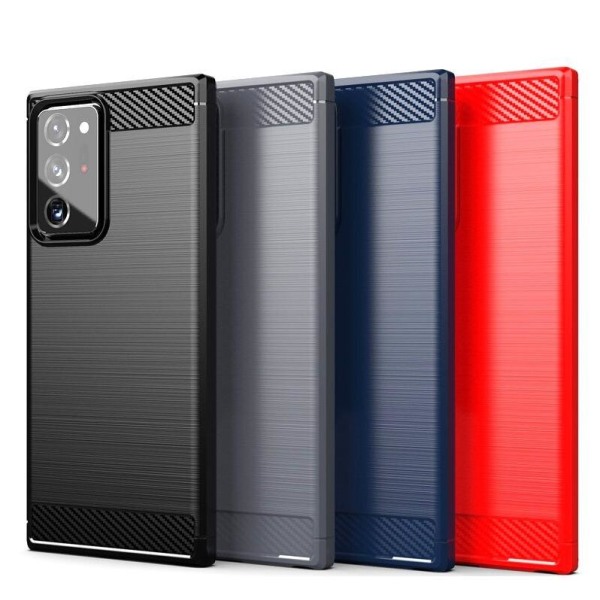 Stöttåligt Armor Carbon TPU-skal Samsung Note 20 Ultra - fler fä Röd