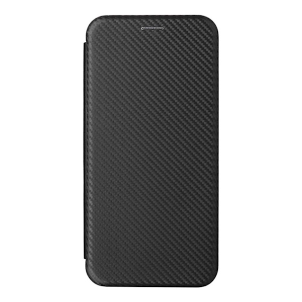 SKALO Motorola Moto G53 5G Carbon Fiber Lompakkokotelo - Musta Black