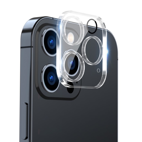 2-PACK SKALO iPhone 15 Pro Max 3D Linsskydd/Kameraskydd Härdat G Transparent