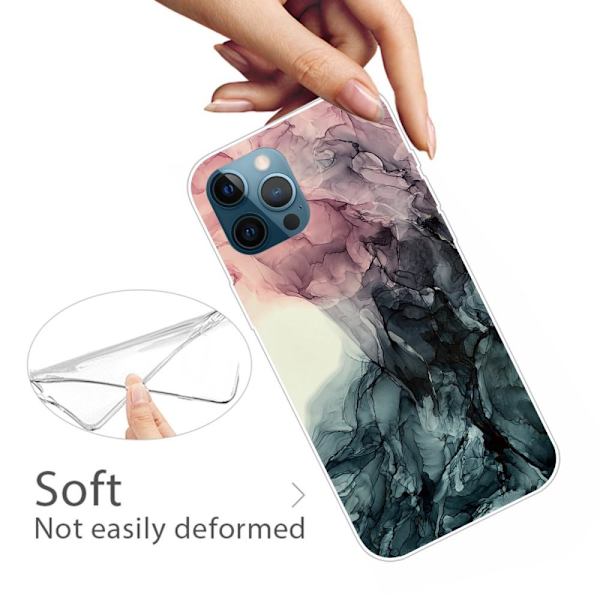 SKALO iPhone 13 Pro Max Marmor TPU-skal - Motiv 10 multifärg