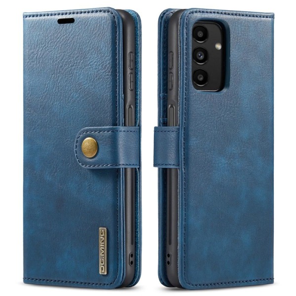 DG MING Samsung A13 4G 2-i-1 Magnet Plånboksfodral - Blå Blå