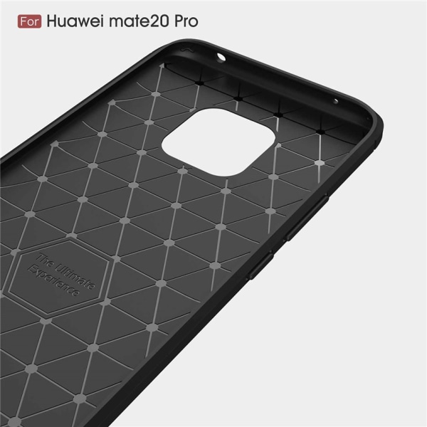 Stødsikkert Armour Carbon TPU cover Huawei Mate 20 Pro - mere farve Red