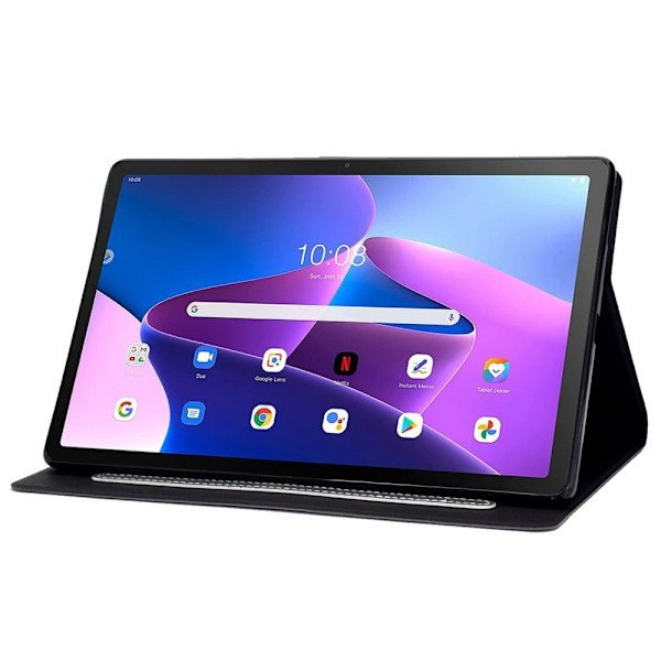 SKALO Lenovo Tab M10 FHD Plus 10.3" PU-Läder Fodral - Grå grå