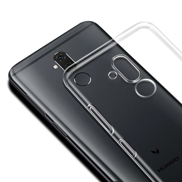 Gennemsigtigt silikone TPU-cover til Huawei Mate 20 Lite Transparent