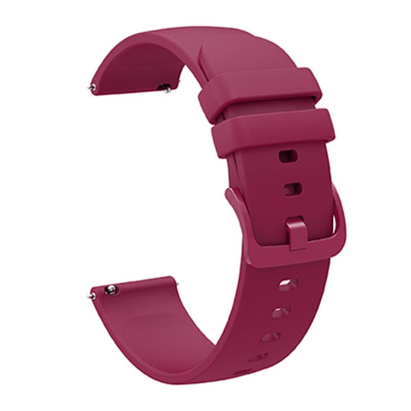 SKALO Silikonearmbånd til OnePlus Watch 2/2R - Vælg farve Wine red