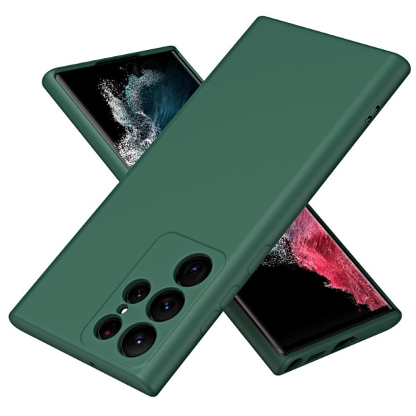 SKALO Samsung S23 Ultra Ultraohut TPU-kuori - Valitse väri Green