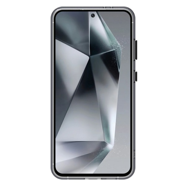SKALO Samsung S25 Candy Series Hybrid Suojakuori - Musta Black