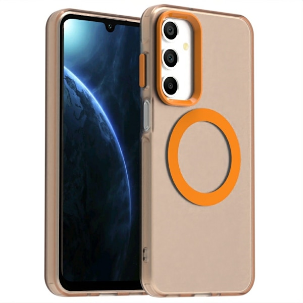 SKALO Samsung A16 Candy Series Hybrid Suojakuori - Oranssi Orange