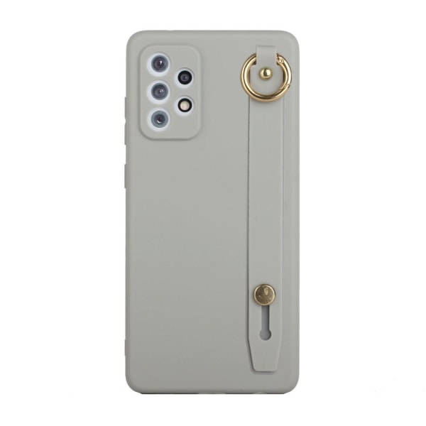 SHELL Samsung A52/A52s håndrem TPU Cover - Grå Grey